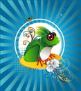 Frog illustration Royalty Free Stock Photo