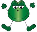Frog illustration Royalty Free Stock Photo