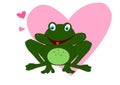 Frog in love