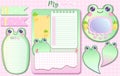 Frog note pad
