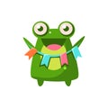 Frog Party Animal Icon