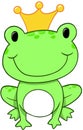 Frog Prince Vector Royalty Free Stock Photo