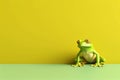 Frog reptile mockup. Generate Ai Royalty Free Stock Photo