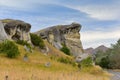 Frog rock along Weka Pass in New Zealand Royalty Free Stock Photo