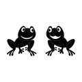 frog symbols logo and template