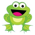 Frog Vector - eps Royalty Free Stock Photo