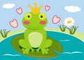 Froggy prince Royalty Free Stock Photo