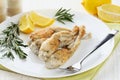 Frogs Legs Fried Royalty Free Stock Photo