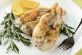 Frogs Legs Fried Royalty Free Stock Photo