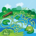 Frogs Maze Game