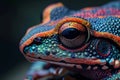 Frogs Vibrant Skin Closeup