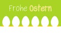 Frohe Ostern GlÃÂ¼ckwunschkarte. Eps10 Vector. Royalty Free Stock Photo