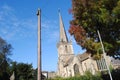 View towards St John`s Church, Frome, Somerset, England Royalty Free Stock Photo