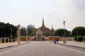 Front area of the Royal Palace, Preah Barum Reachea Veang Nei Preah Reacheanachak Kampuchea in Phnom Penh, Cambodia