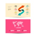 Front and Back Paper Business Invitation Card Layout