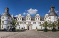 Front of the baroque castle Neuhaus in Paderborn Royalty Free Stock Photo