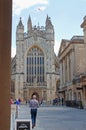 The front of the Bath Abbey