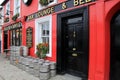 Front of Bill Chawke Bar and beer garden,established 1846, Village of Adare,Ireland,October,2014 Royalty Free Stock Photo