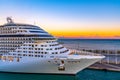 Front/ Bow of MSC Fantasia Cruise Ship of MSC Cruises