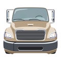 Front brown truck