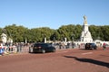 In front of Buckingham Palace, London, Great Britain Royalty Free Stock Photo