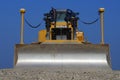 Front of Caterpillar CAT D6T LGP bulldozer