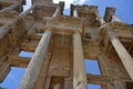 Front of Celsus Library in Ephesus Royalty Free Stock Photo
