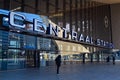 In front of Central Station Rotterdam Royalty Free Stock Photo
