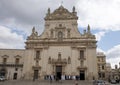 Front of the Chiesa Madre dei Santi Pietro e Paolo Galatina Italy