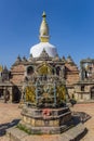 Front of the Chilancho Stupa in Kirtipur Royalty Free Stock Photo