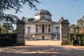 Front of Chiswick House on West London, Uk. Chiswick House is a magnificent neo Palladian villa set in beautiful historic gardens