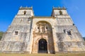 Front of church of Ciguenza in Cantabria