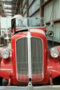 Front of Classic Antique Fire Truck Royalty Free Stock Photo