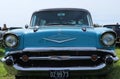 classic blue Chevrolet
