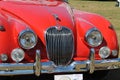 Front classic jag xk convertible Royalty Free Stock Photo