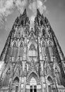 Front of cologne cathedral, Germany Royalty Free Stock Photo