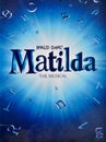 Novel front cover of Matilda the musical by Roald Dahl Royalty Free Stock Photo