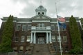 The Front of the Crook County Courthouse in Prineville, Oregon, USA Royalty Free Stock Photo