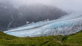 Front detail view of Exit glacier, Alaska Royalty Free Stock Photo