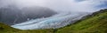Front detail view of Exit glacier, Alaska Royalty Free Stock Photo