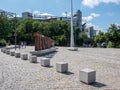 In Front of Deutsches Technikmuseum In Berlin In Summer Royalty Free Stock Photo