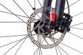 Front disc brake for mountain bike