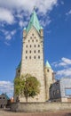 Front of the Dom church in Paderborn Royalty Free Stock Photo