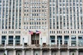 Front and door of Chicago Merchandise Mart Royalty Free Stock Photo