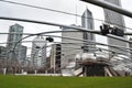 The front door of Chicago Millennium Park Amphitheatre, Illinois, USA Royalty Free Stock Photo