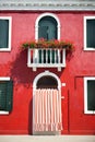 Front door of Home / Old European House / Italy Royalty Free Stock Photo