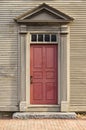 Front Door of a House in Portsmouth NH Royalty Free Stock Photo