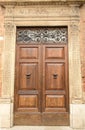 Front door in an Italian village