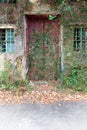 Front door of old chinese house Royalty Free Stock Photo