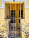 Front door of an old house in a neighborhood of Sao Paulo. Entrance gate of an ancient house in Sao Paulo city, Brazil.